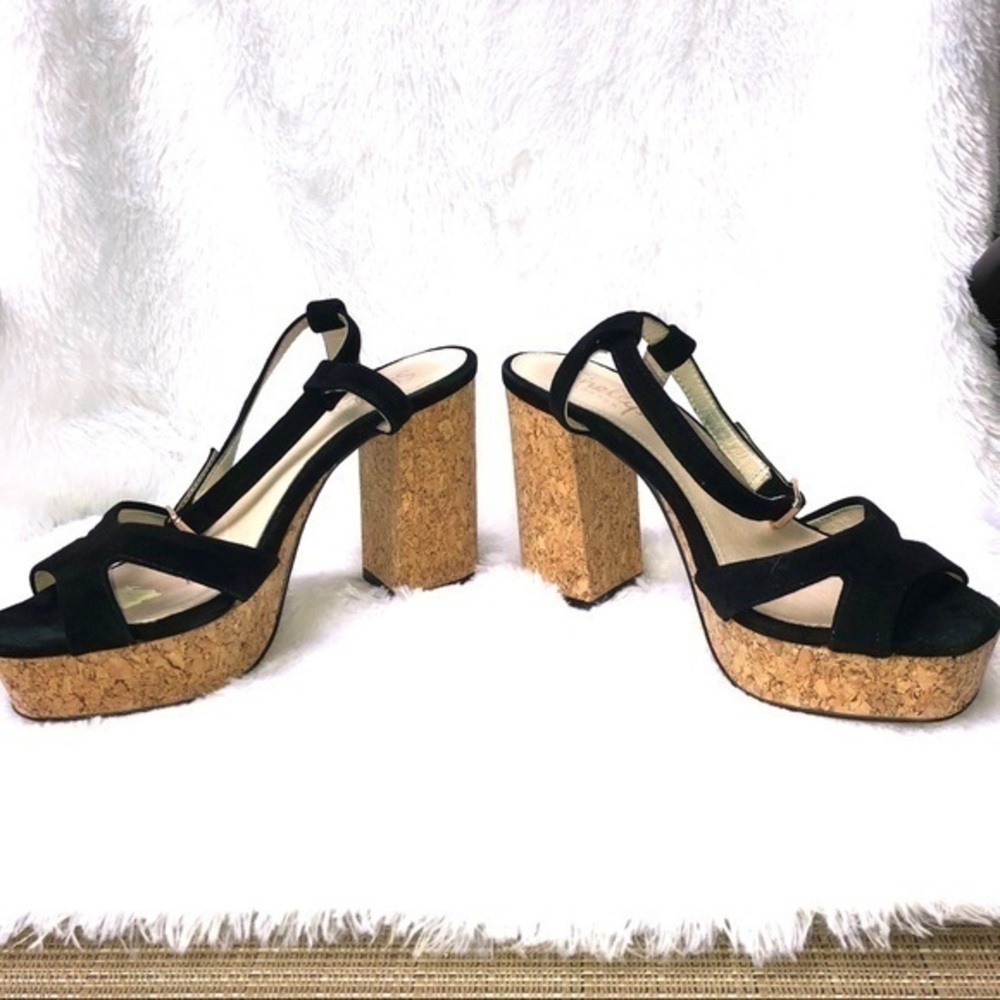 Shelly’s Block Wedge Heels - Picture 3 of 6